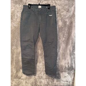 Flint and tinder charcoal slim fit straight leg jeans size 34/30 #749